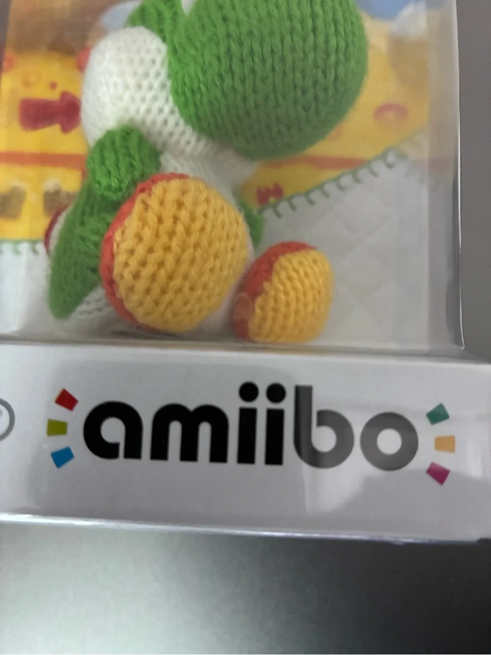 Nintendo Green and Yellow Yarn Yoshi amiibo